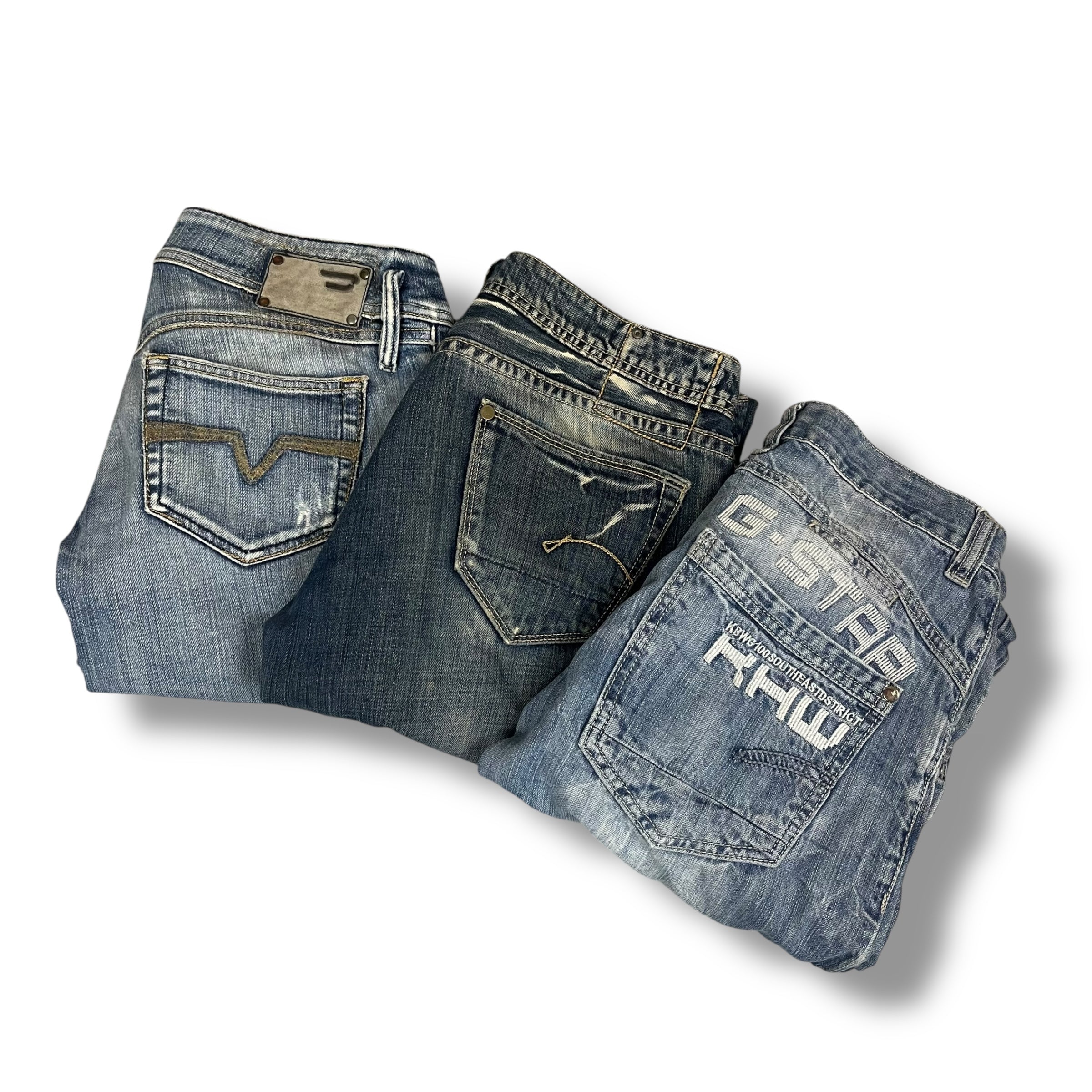 Y2K G-Star & Diesel Jeans Box (3 Jeans)